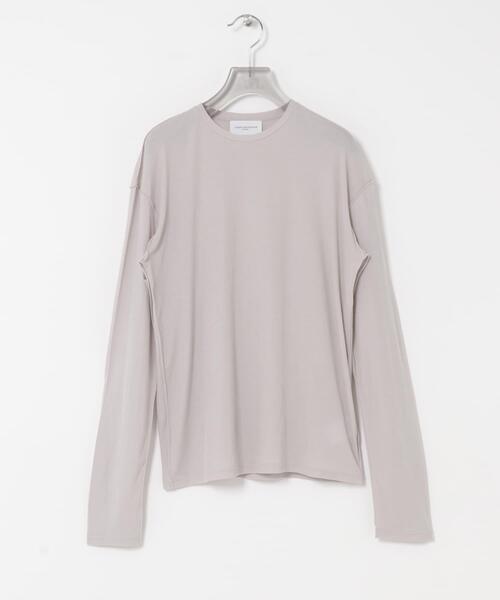 URBAN RESEARCH（アーバンリサーチ）の「new basic　OUT SEAM SHEER TOPS（Tシャツ/カットソー・レディース・グリーン系その他/グレー系その他/チャコールグレー・FREE）」の11枚目の写真