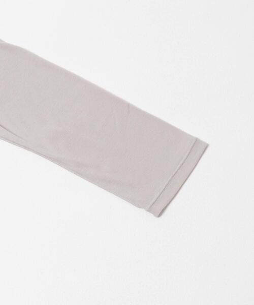 URBAN RESEARCH（アーバンリサーチ）の「new basic　OUT SEAM SHEER TOPS（Tシャツ/カットソー・レディース・グリーン系その他/グレー系その他/チャコールグレー・FREE）」の12枚目の写真