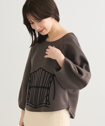 ESCAR（エスカー）の「■ESCAR コルセットコード刺繍プルオーバー（Tシャツ/カットソー）」