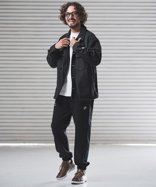 1minute 1second(ワンミニットワンセカンド)の「mj11157-soft fleece CPO jacket with cursive embroidery フリースジャケット(1M25F140)(その他アウター・メンズ・ホワイト/ネイビー/ブラック・XL/L/M/S)」の20枚目の写真