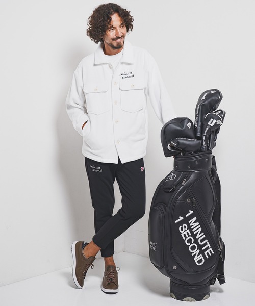 1minute 1second(ワンミニットワンセカンド)の「mj11157-soft fleece CPO jacket with cursive embroidery フリースジャケット(1M25F140)(その他アウター・メンズ・ホワイト/ネイビー/ブラック・XL/L/M/S)」の6枚目の写真