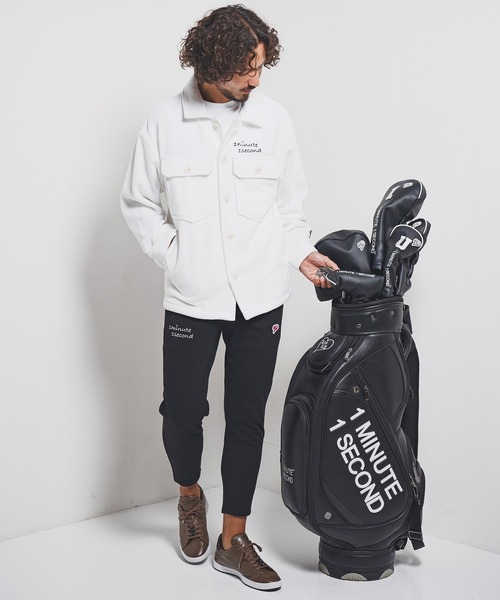 1minute 1second(ワンミニットワンセカンド)の「mj11157-soft fleece CPO jacket with cursive embroidery フリースジャケット(1M25F140)(その他アウター・メンズ・ホワイト/ネイビー/ブラック・XL/L/M/S)」の5枚目の写真