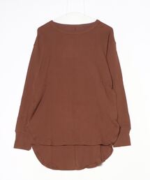 OMNES（オムネス）の「コットンリブワイド長袖プルオーバー（Tシャツ/カットソー）」