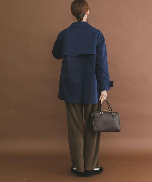 ITEMS URBANRESEARCH（アイテムズ アーバンリサーチ）の「ミドルトレンチコート（トレンチコート・レディース・ベージュ/ネイビー・FREE）」の11枚目の写真