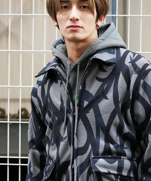 MADE IN STANDARD / メイドインスタンダード PRINTED ACTIVE ZIP-UP