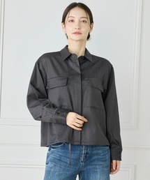 INED | ＴＷサテン2WAYブラウス(シャツ/ブラウス)