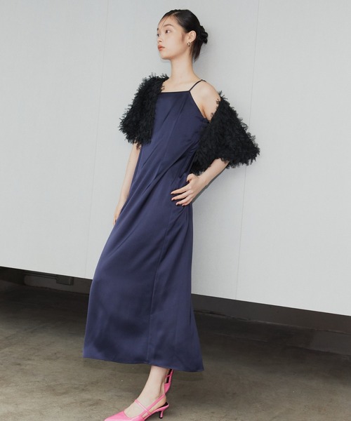 ANDRESD(アンドレスド)の「シャギーボレロ / shaggy bolero(カーディガン/ボレロ・レディース・ベージュ/ブラック・M)」の20枚目の写真