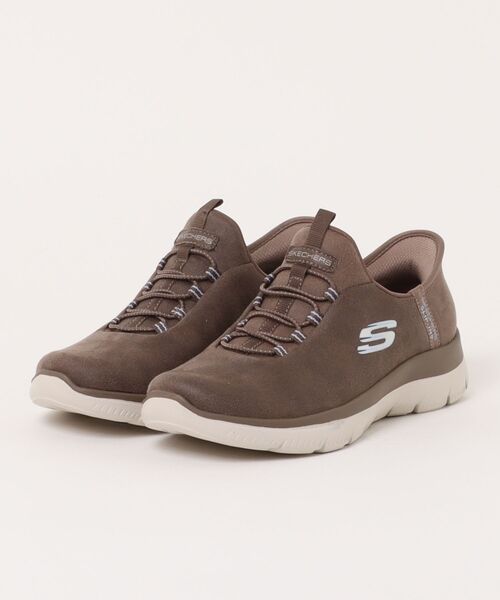 SKECHERS(スケッチャーズ)の「【SKECHERS】スケッチャーズ Slip-ins:Summits - Unknown Trail(スリップインズ:サミッツ - アンノウン トレイル)スリッポンスニーカー 150254(スニーカー・レディース・ブラウン/ブラック・22.5cm/23.0cm/23.5cm/24.0cm/24.5cm/25.0cm)」の2枚目の写真
