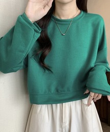 ReRe（リリ）の「ショート丈スウェットトップス（スウェット）」