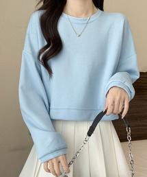 ReRe（リリ）の「ショート丈スウェットトップス（スウェット）」