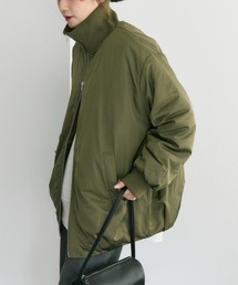 PUAL CE CIN | 中綿 リブカラーブルゾン(ブルゾン)