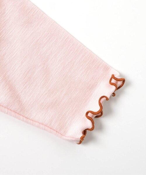 BREEZE（ブリーズ）の「【ジュニア対応】ベロア2Pトップス（Tシャツ/カットソー・キッズ・キナリ/グリーン/ブラック・140/130/80/90/100/110/120）」の17枚目の写真