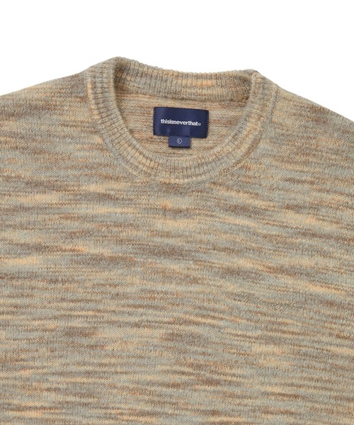 thisisneverthat（ディスイズネバーザット）の「Static Knit Sweater（ニット/セーター・メンズ・オリーブ/レインボー/ベージュ・L/M/S/XL）」の4枚目の写真