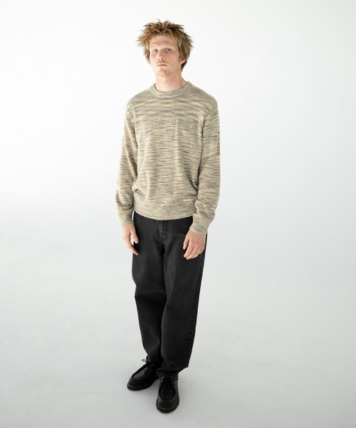 thisisneverthat（ディスイズネバーザット）の「Static Knit Sweater（ニット/セーター・メンズ・オリーブ/レインボー/ベージュ・L/M/S/XL）」の6枚目の写真