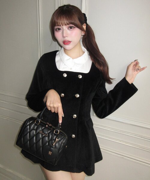 セール】【Belle Charme】クラシカルフリルカラージャケット（ノー