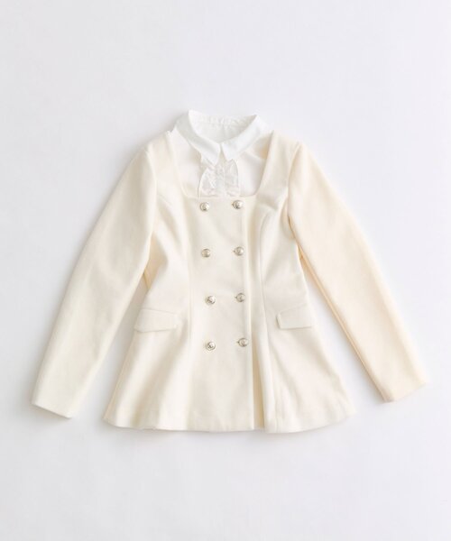 セール】【Belle Charme】クラシカルフリルカラージャケット（ノー