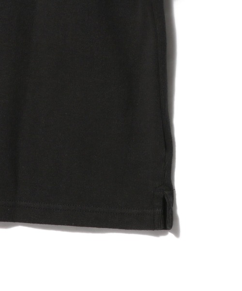 ESTNATION（エストネーション）の「ESTNATION / コットンフライス クルーネックカットソー（Tシャツ/カットソー・メンズ・ホワイト/ブラック・MEDIUM/LARGE/X-LARGE）」の4枚目の写真