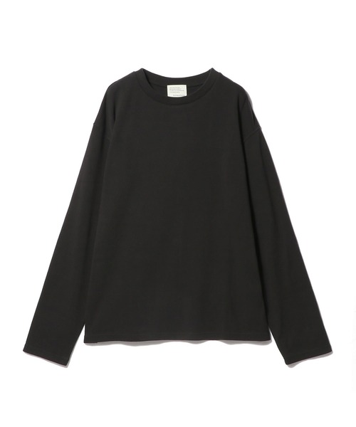 ESTNATION（エストネーション）の「ESTNATION / コットンフライス クルーネックカットソー（Tシャツ/カットソー・メンズ・ホワイト/ブラック・MEDIUM/LARGE/X-LARGE）」の10枚目の写真