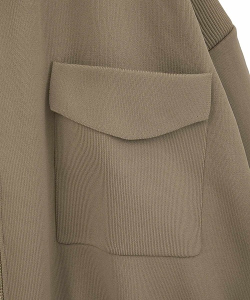 GARAGE OF GOOD CLOTHING（ガレージオブグッドクロージング）の「総針ニットWzipブルゾン（ブルゾン・レディース・ベージュ/ブラウン/ブラック・FREE）」の22枚目の写真