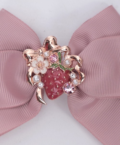 axes femme（アクシーズファム）の「デコレーションベリークリップ（バレッタ/ヘアクリップ・レディース・ワイン/ピンク・FREE）」の10枚目の写真