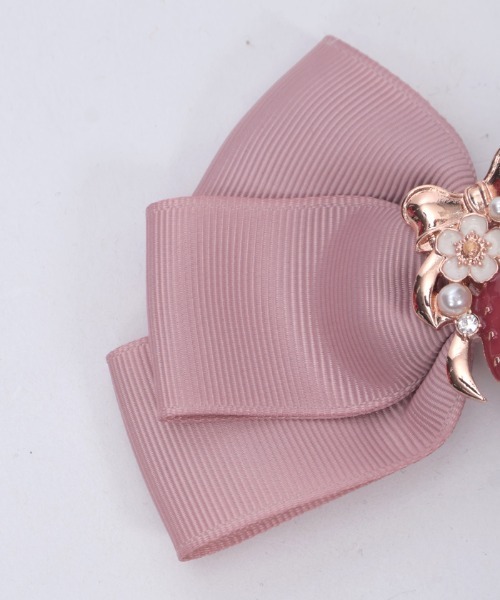 axes femme（アクシーズファム）の「デコレーションベリークリップ（バレッタ/ヘアクリップ・レディース・ワイン/ピンク・FREE）」の11枚目の写真