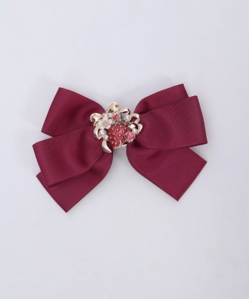 axes femme（アクシーズファム）の「デコレーションベリークリップ（バレッタ/ヘアクリップ・レディース・ワイン/ピンク・FREE）」の12枚目の写真