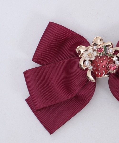 axes femme（アクシーズファム）の「デコレーションベリークリップ（バレッタ/ヘアクリップ・レディース・ワイン/ピンク・FREE）」の14枚目の写真