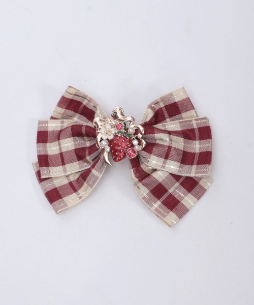 axes femme（アクシーズファム）の「デコレーションベリークリップ（バレッタ/ヘアクリップ・レディース・ワイン/ピンク・FREE）」の16枚目の写真