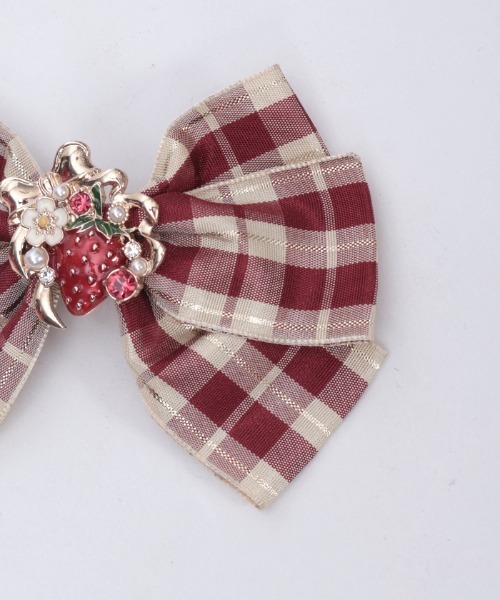 axes femme（アクシーズファム）の「デコレーションベリークリップ（バレッタ/ヘアクリップ・レディース・ワイン/ピンク・FREE）」の18枚目の写真