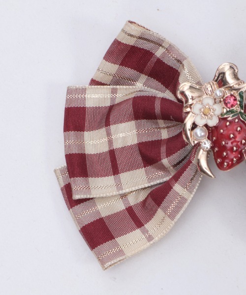 axes femme（アクシーズファム）の「デコレーションベリークリップ（バレッタ/ヘアクリップ・レディース・ワイン/ピンク・FREE）」の20枚目の写真