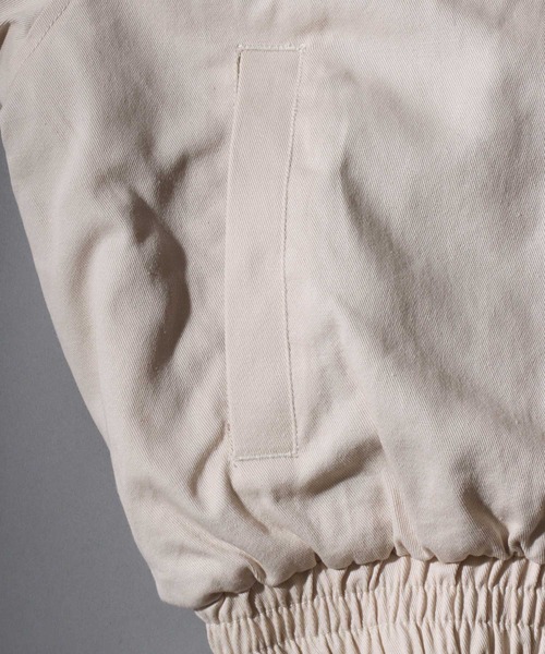 SITRY(シトリー)の「Fur Lined Zip Hoodie/ツイル ショート丈 ファー使い ダブルジップ ジップパーカー ブルゾン フーディー ブルゾン(ブルゾン・メンズ・アイボリー/カモフラージュ/ブラック・L/M)」の14枚目の写真