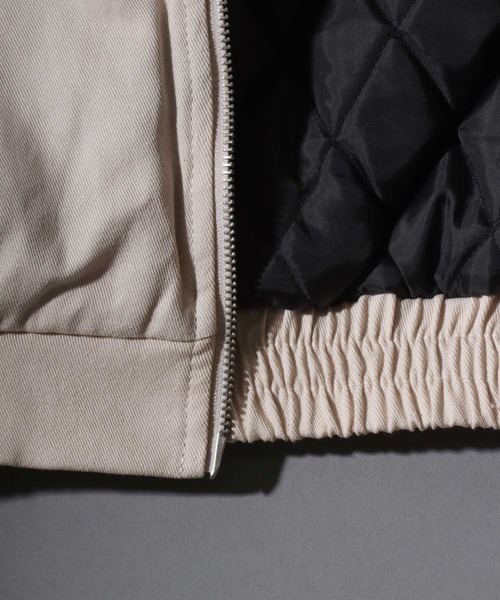 SITRY(シトリー)の「Fur Lined Zip Hoodie/ツイル ショート丈 ファー使い ダブルジップ ジップパーカー ブルゾン フーディー ブルゾン(ブルゾン・メンズ・アイボリー/カモフラージュ/ブラック・L/M)」の16枚目の写真