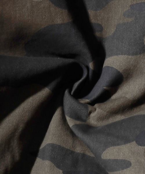 SITRY(シトリー)の「Fur Lined Zip Hoodie/ツイル ショート丈 ファー使い ダブルジップ ジップパーカー ブルゾン フーディー ブルゾン(ブルゾン・メンズ・アイボリー/カモフラージュ/ブラック・L/M)」の21枚目の写真