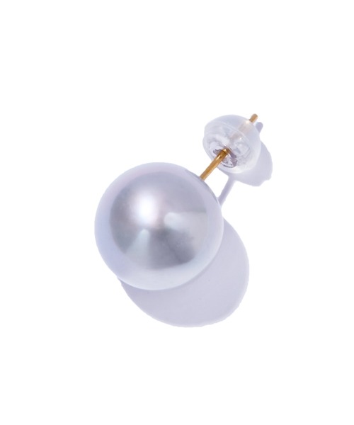 les bonbon（ルボンボン）の「【les bonbon】aurora pearl stud pierce/オーロラ パール スタッド ピアス（ピアス（両耳用）・レディース・イエローゴールド・FREE）」の4枚目の写真
