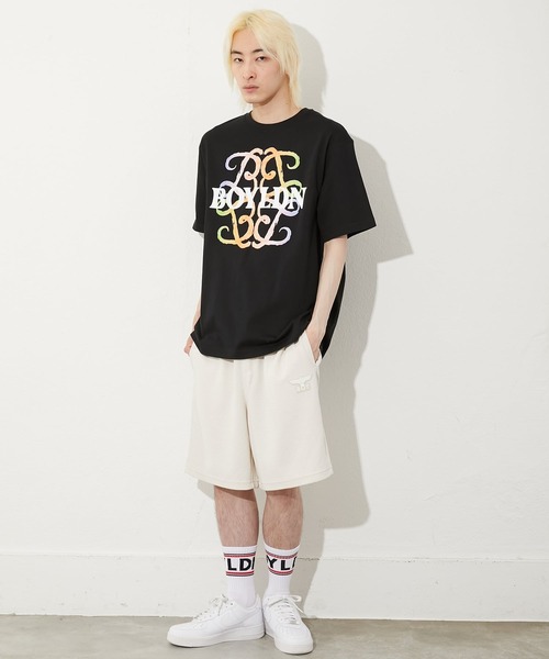 BOY LONDON(ボーイロンドン)の「【BOY LONDON】FLOCKY PRINT TEE(Tシャツ/カットソー・メンズ・ブラック・MEDIUM/X-LARGE)」の3枚目の写真