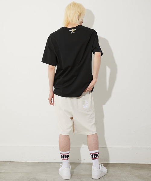BOY LONDON(ボーイロンドン)の「【BOY LONDON】FLOCKY PRINT TEE(Tシャツ/カットソー・メンズ・ブラック・MEDIUM/X-LARGE)」の5枚目の写真