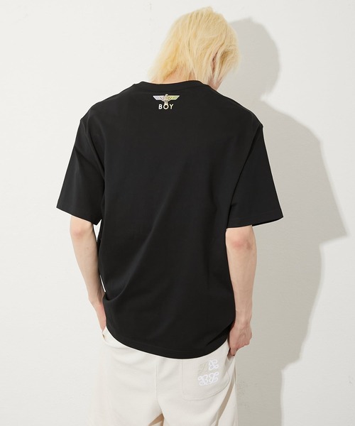 BOY LONDON(ボーイロンドン)の「【BOY LONDON】FLOCKY PRINT TEE(Tシャツ/カットソー・メンズ・ブラック・MEDIUM/X-LARGE)」の6枚目の写真