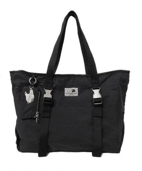 CRYSTAL BALL(クリスタルボール)の「ミニポーチ&トートバッグ(トートバッグ・レディース・カーキ/ブラック・FREE)」の2枚目の写真