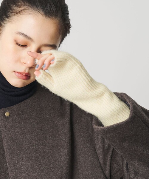 BEAUTY&YOUTH UNITED ARROWS（ビューティーアンドユースユナイテッドアローズ）の「ソフト フィンガーレス グローブ（手袋・レディース・モカ/ライトピンク/グレー系/オフホワイト・FREE）」の20枚目の写真