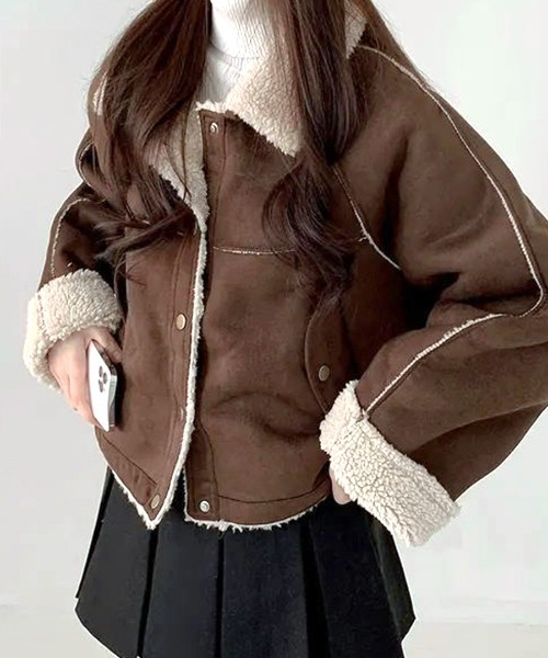 セール】ムートンボアジャケット（ブルゾン）｜Riff（リフ）の