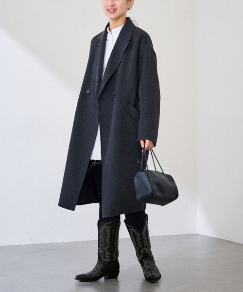 FRAMeWORK（フレームワーク）の「LUCCHESE WOMENS,Sage ウエスタンブーツ（ブーツ・レディース・ブラック/ブラウン・24cm）」の4枚目の写真