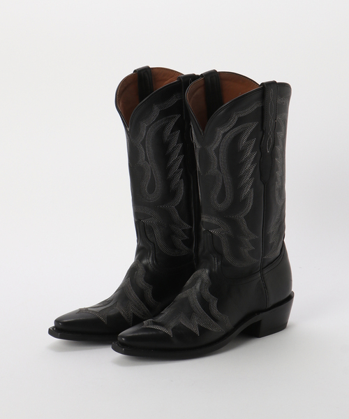 FRAMeWORK（フレームワーク）の「LUCCHESE WOMENS,Sage ウエスタンブーツ（ブーツ・レディース・ブラック/ブラウン・24cm）」の6枚目の写真