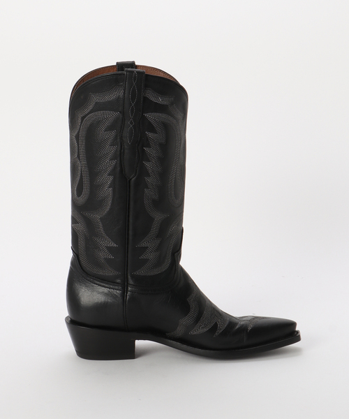 FRAMeWORK（フレームワーク）の「LUCCHESE WOMENS,Sage ウエスタンブーツ（ブーツ・レディース・ブラック/ブラウン・24cm）」の9枚目の写真
