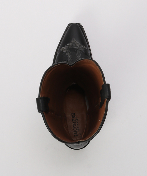 FRAMeWORK（フレームワーク）の「LUCCHESE WOMENS,Sage ウエスタンブーツ（ブーツ・レディース・ブラック/ブラウン・24cm）」の11枚目の写真