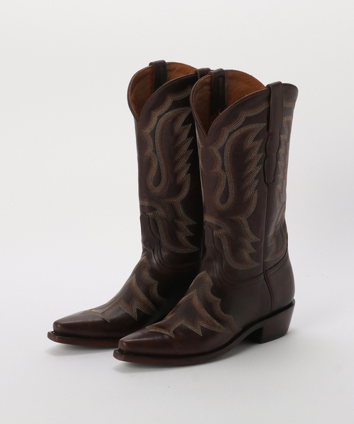 FRAMeWORK（フレームワーク）の「LUCCHESE WOMENS,Sage ウエスタンブーツ（ブーツ・レディース・ブラック/ブラウン・24cm）」の15枚目の写真