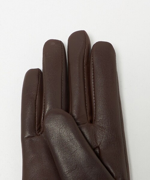 Steven Alan(スティーブンアラン)の「<Steven Alan>レザー カシミヤライニング グローブ(手袋・レディース・ダークグリーン/ダークブラウン・FREE)」の5枚目の写真