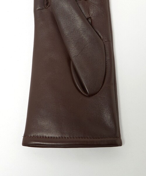 Steven Alan(スティーブンアラン)の「<Steven Alan>レザー カシミヤライニング グローブ(手袋・レディース・ダークグリーン/ダークブラウン・FREE)」の6枚目の写真