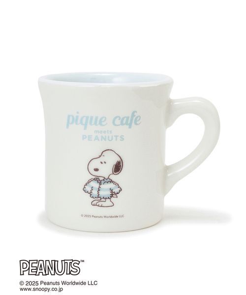 gelato pique(ジェラートピケ)の「【PEANUTS】オリジナルアート マグカップ(グラス/マグカップ/タンブラー・レディース・ライトブルー/キャメル・F)」の3枚目の写真