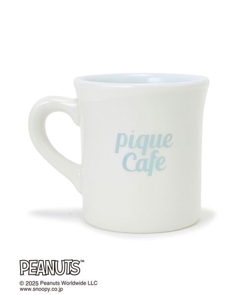 gelato pique(ジェラートピケ)の「【PEANUTS】オリジナルアート マグカップ(グラス/マグカップ/タンブラー・レディース・ライトブルー/キャメル・F)」の4枚目の写真