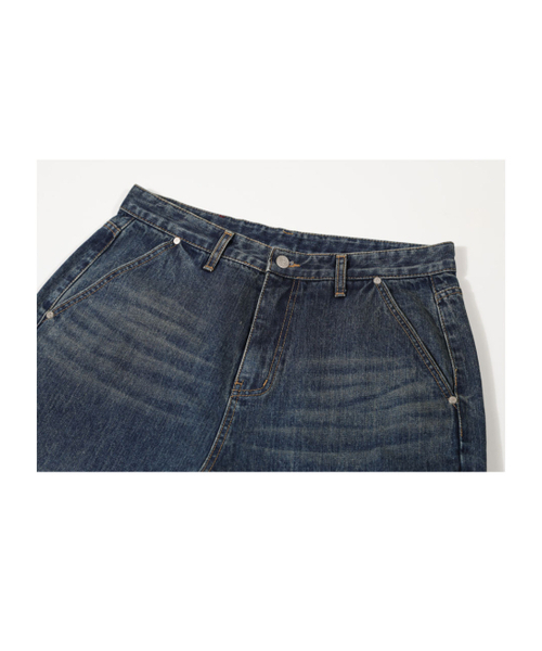 GUBIN（グビン）の「レトロダートデニムパンツ（デニムパンツ・レディース・その他・SMALL/MEDIUM/LARGE）」の4枚目の写真